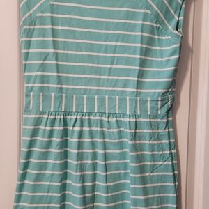 Vineyard Vines Mint and White Striped Top